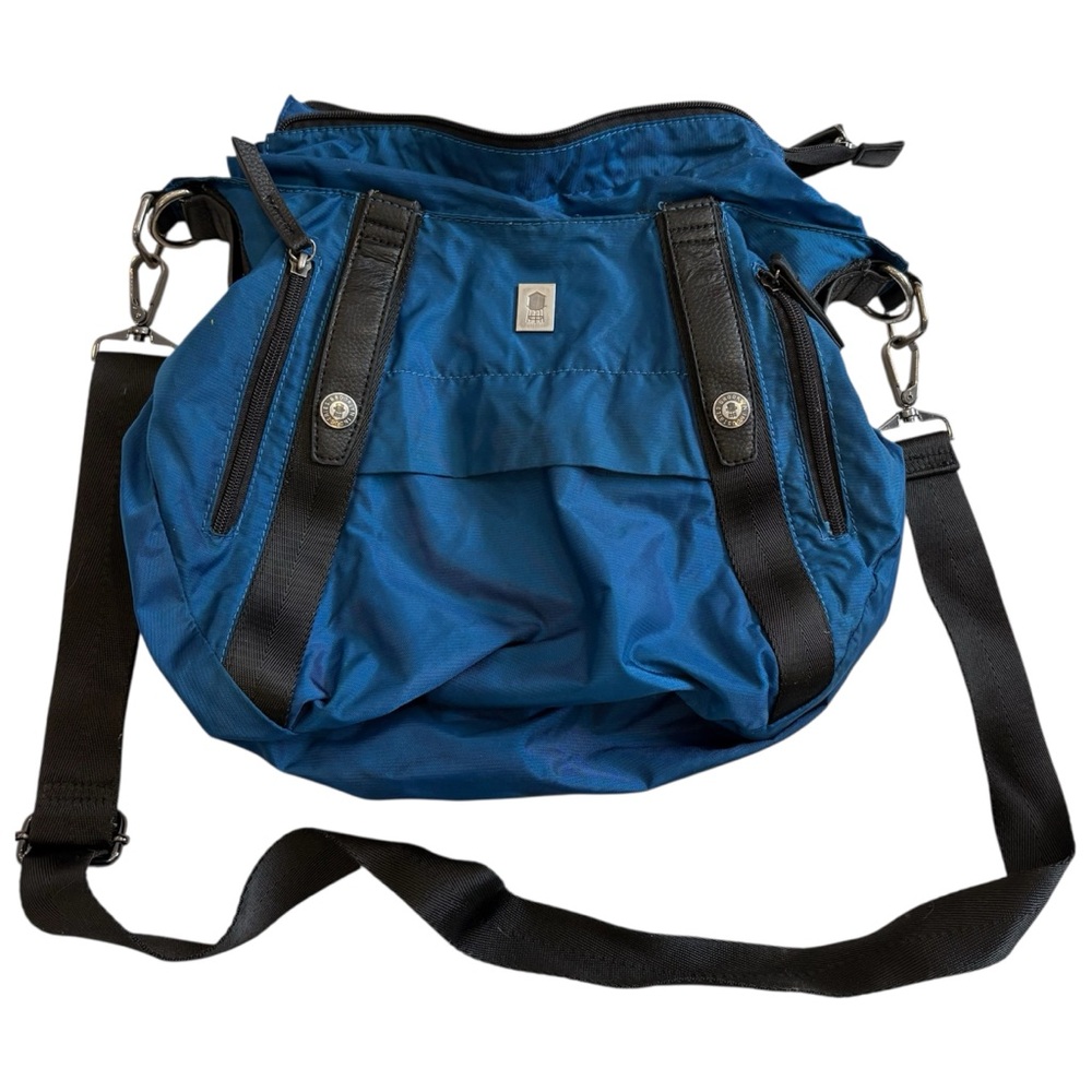 Brooklyn Industries Blue Nylon Crossbody Bag‎